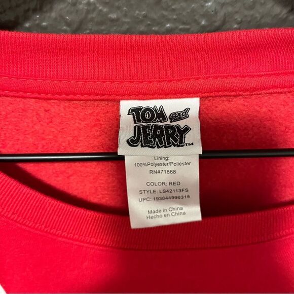 Tom & Jerry Juniors' Christmas Light-Up Sweatshirt Juniors Large, holiday - Picture 8 of 12